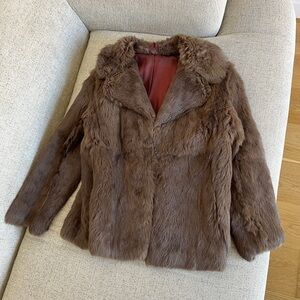 Genuine Brown Fur Jacket